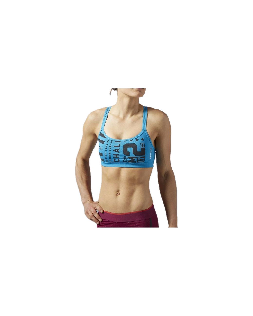 Reebok Black One Series Short Bra "Wild" Ax9085"
