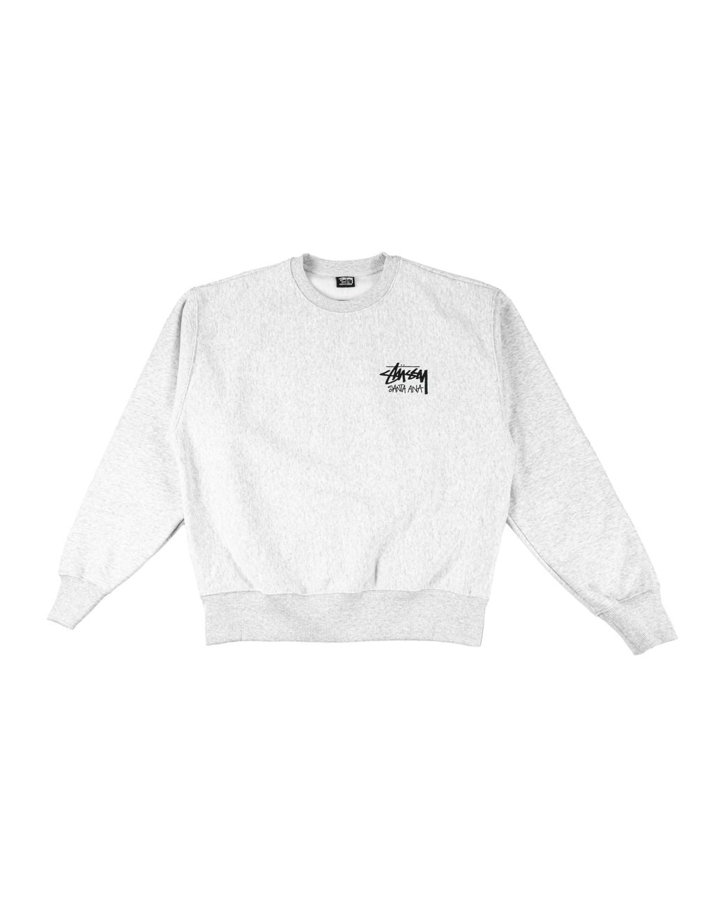 Stussy Black Basic Sweatshirt "Santa Ana Exclusive for men