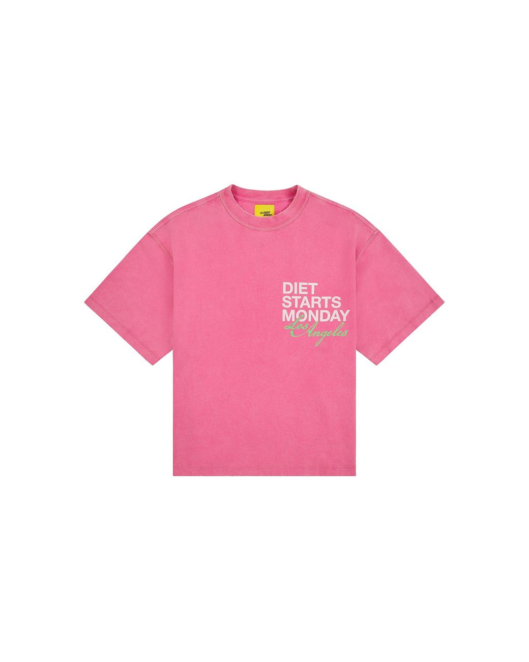 DIET STARTS MONDAY Pink Dsmla T-Shirt Dsm Sum26 033" for men