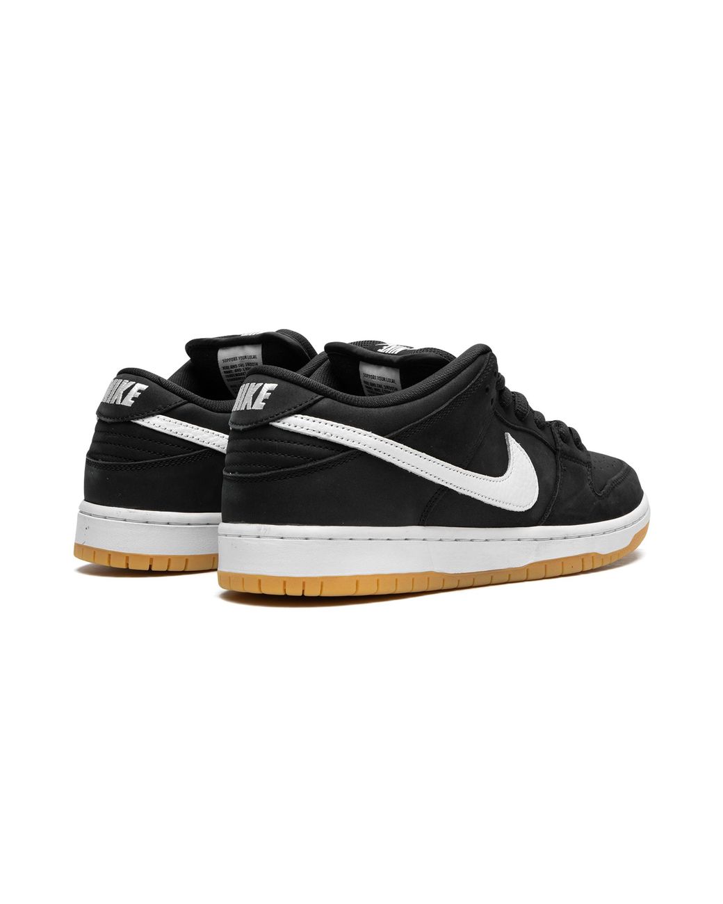 Nike Black Sb Dunk Low Pro Gum" Cd2563 006" for men