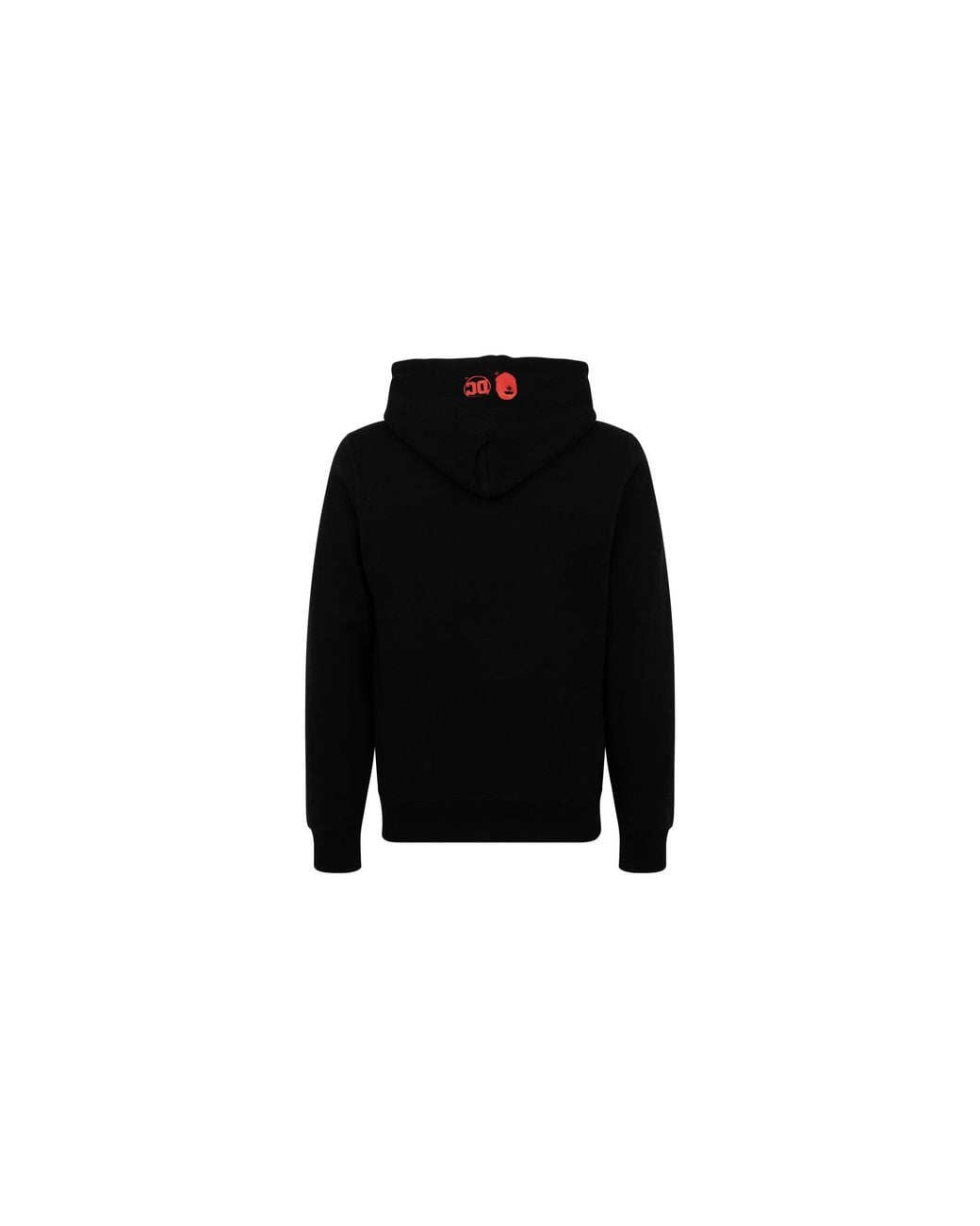 A Bathing Ape Black Pullover Hoodie "Dc X M114913C" for men