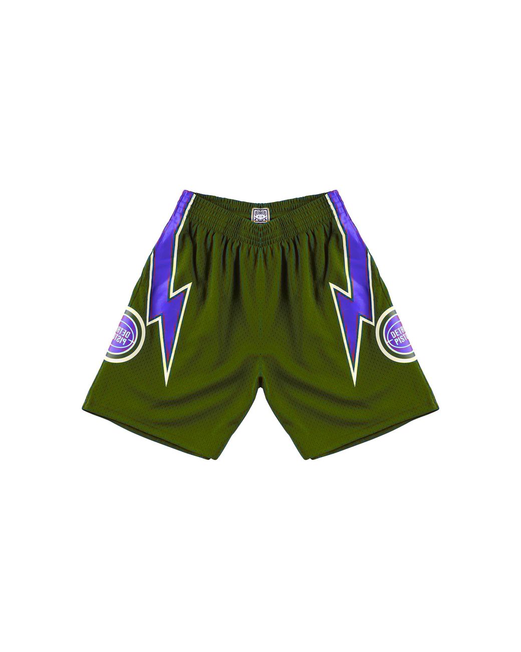 Mitchell & Ness Green Nba Road Swingman Shorts Detro "78-79 (Away) Smshgs18029 Dpiroya78" for men