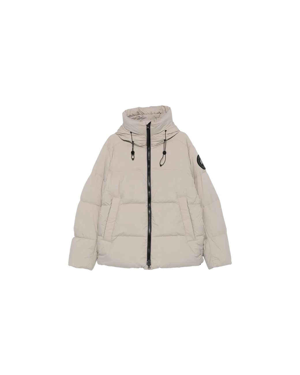 Canada Goose Black Crofton Puffer Matte Coat "Limestone" 2282Mb 9432" for men