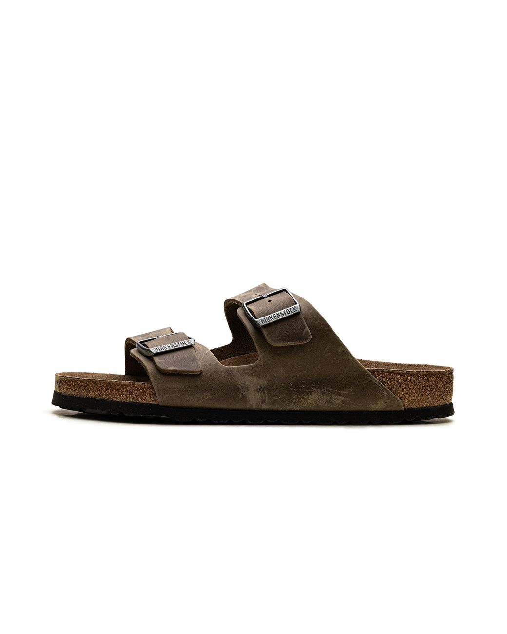 Birkenstock Black Arizona Soft Footbed "Oiled Leather Faded Khaki" 1019313" for men