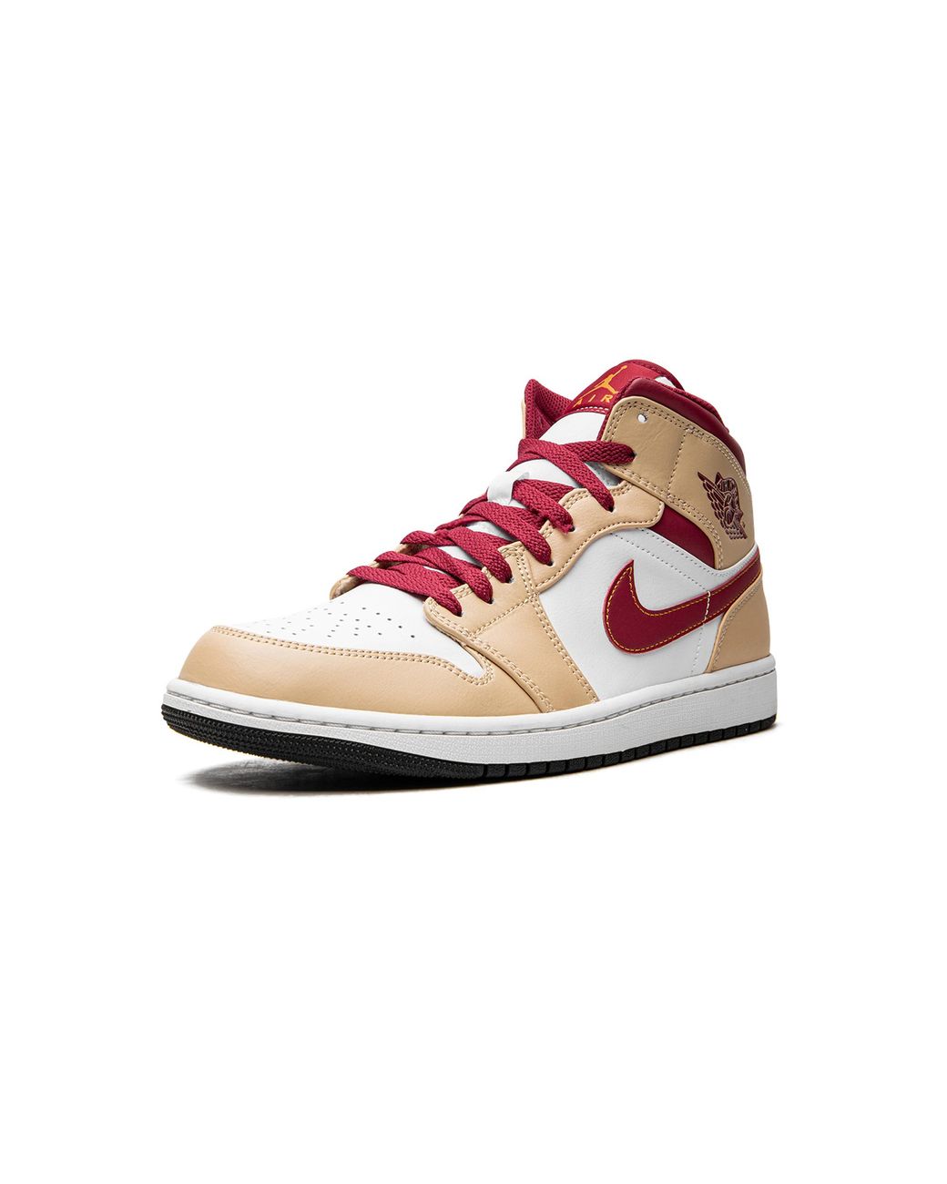 Nike Black Air 1 Mid "Light Curry" 554724 201" for men