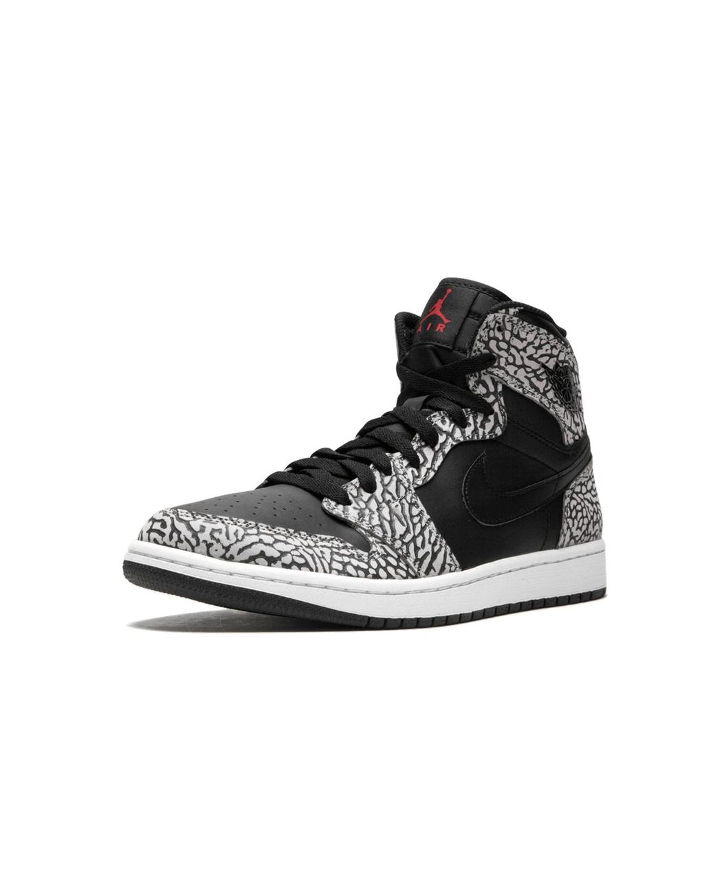 Nike Black Air 1 Retro High "Elephant Print" 839115 013" for men
