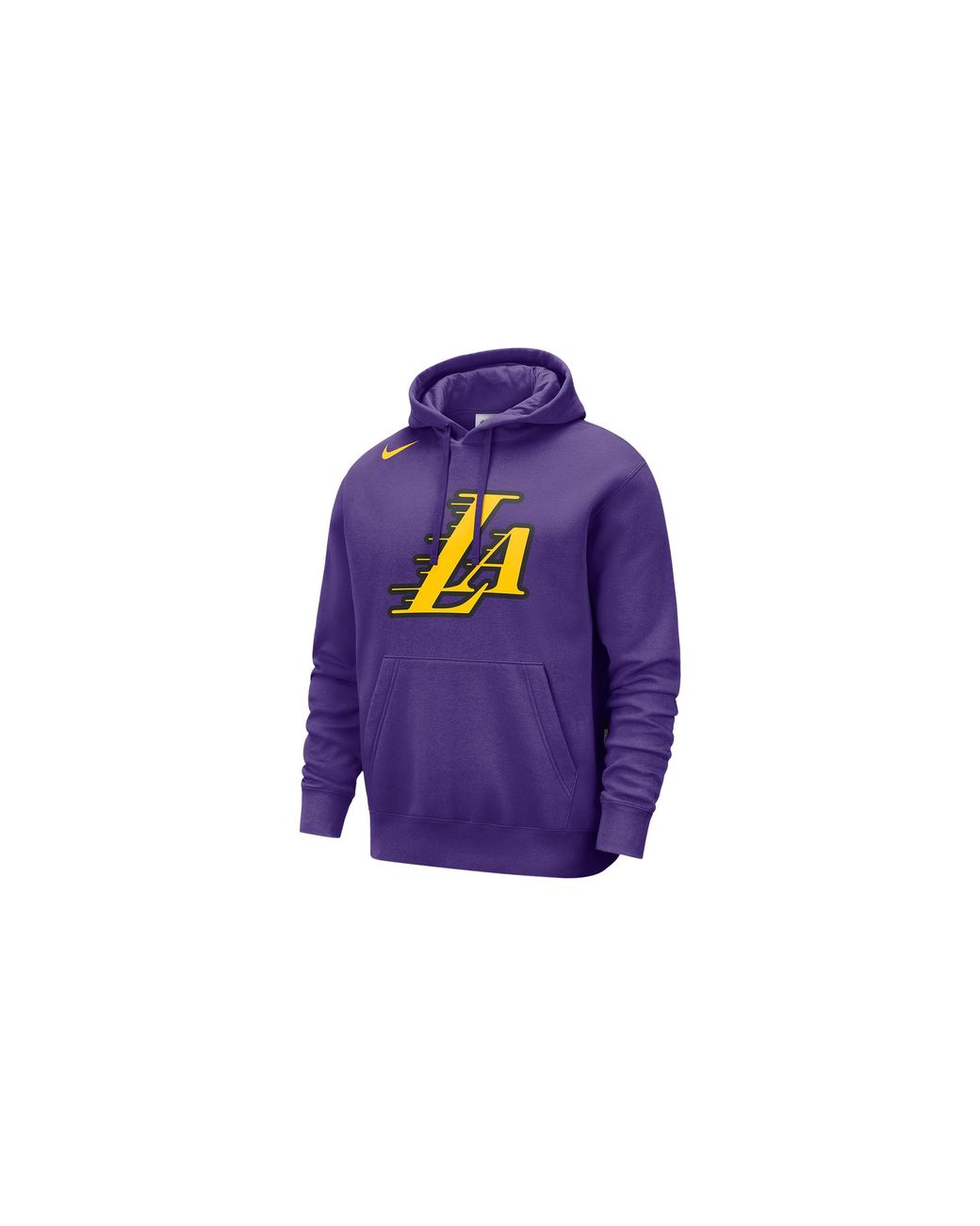 Nike Purple Dri-Fit Nba Courtside Hoodie "Los Angeles Lakers Club City Edition" Fz0599 504" for men