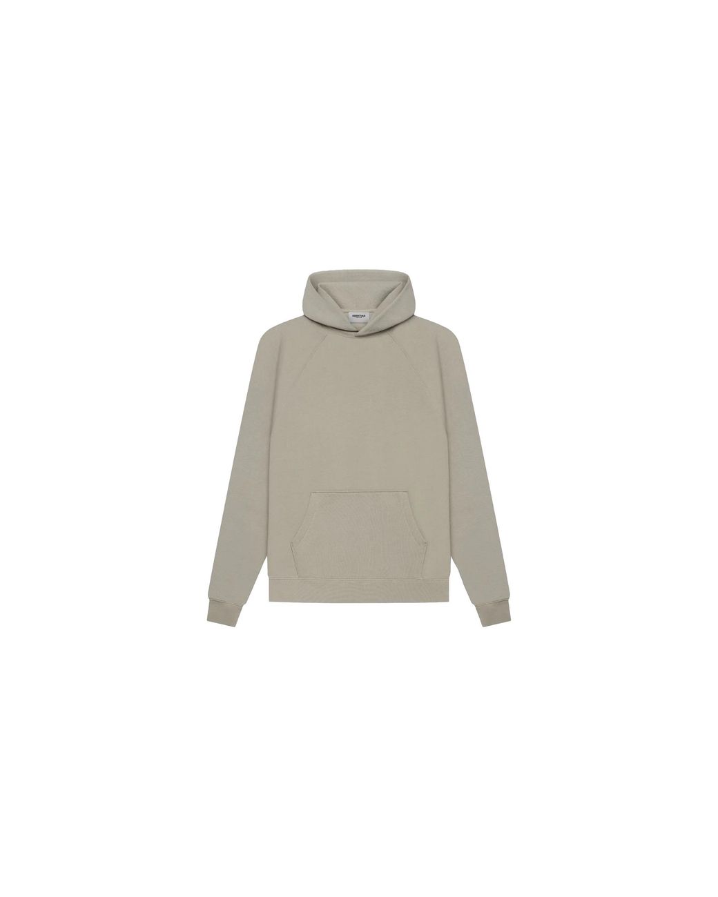 Fear Of God Black Essentials Pull-Over Hoodie "Moss" 614995 245" for men