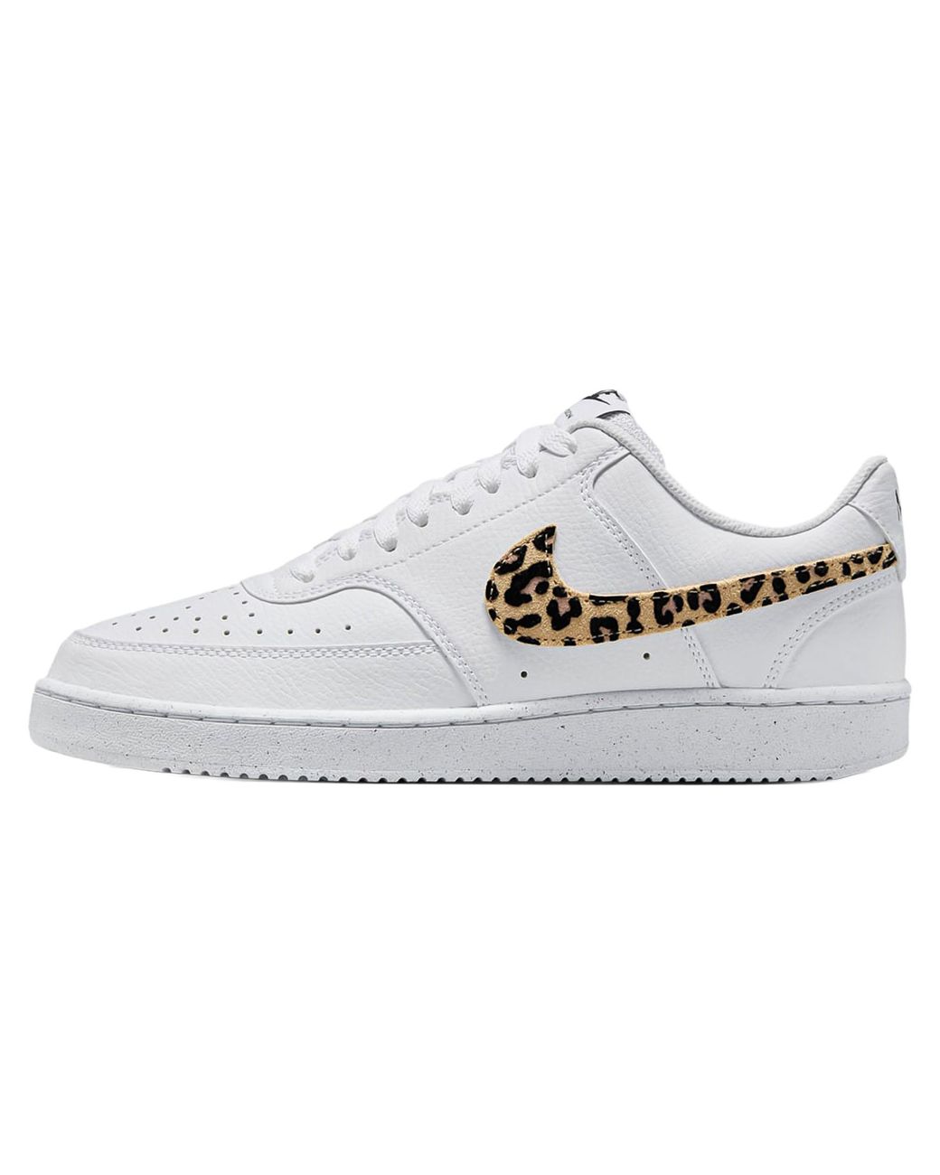 Nike Black Court Vision Low Se Leopard Swoosh" Im7646 100"