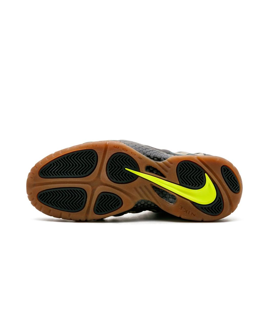 Nike Black Air Foamposite Pro Prm Le "green Camo" Shoes for men