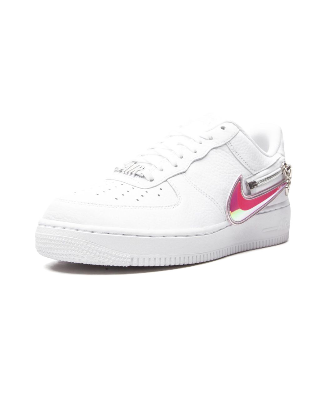 Nike Black Air Force 1 '07 Prm "Zip Swoosh" Cw6558 100" for men
