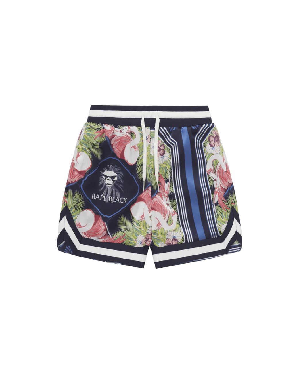 A Bathing Ape Black Label Silk Shorts 1I20153009" for men