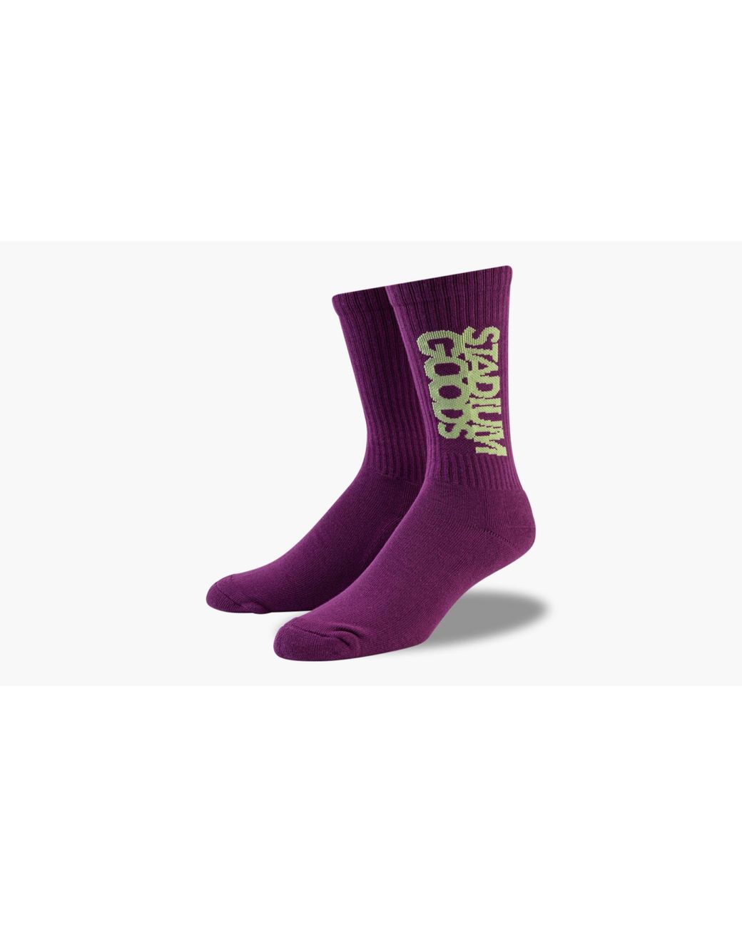 Stadium Goods Purple Crew Sock "plum"