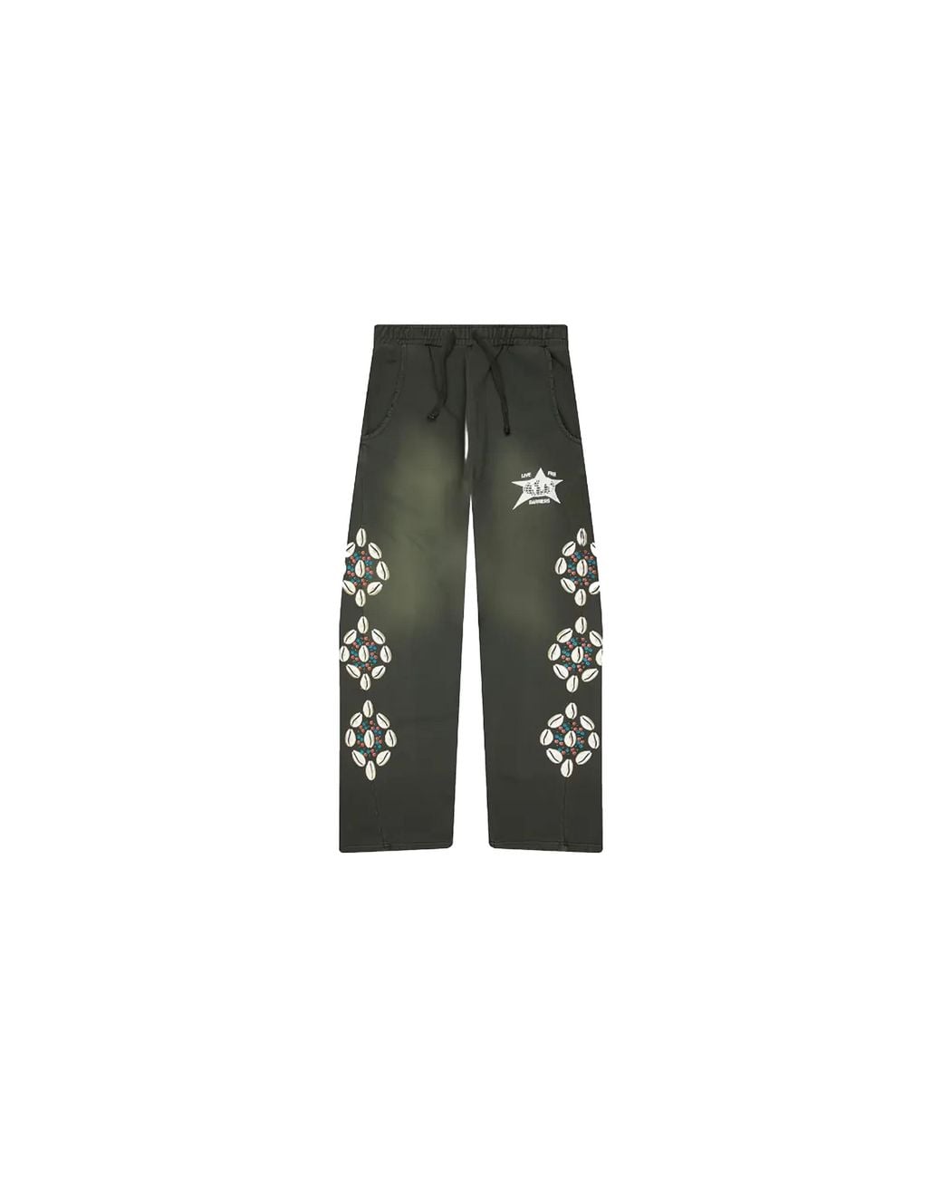 Barriers Black Cowrie Shell' Sweatpants "Vintage" Bar77" for men