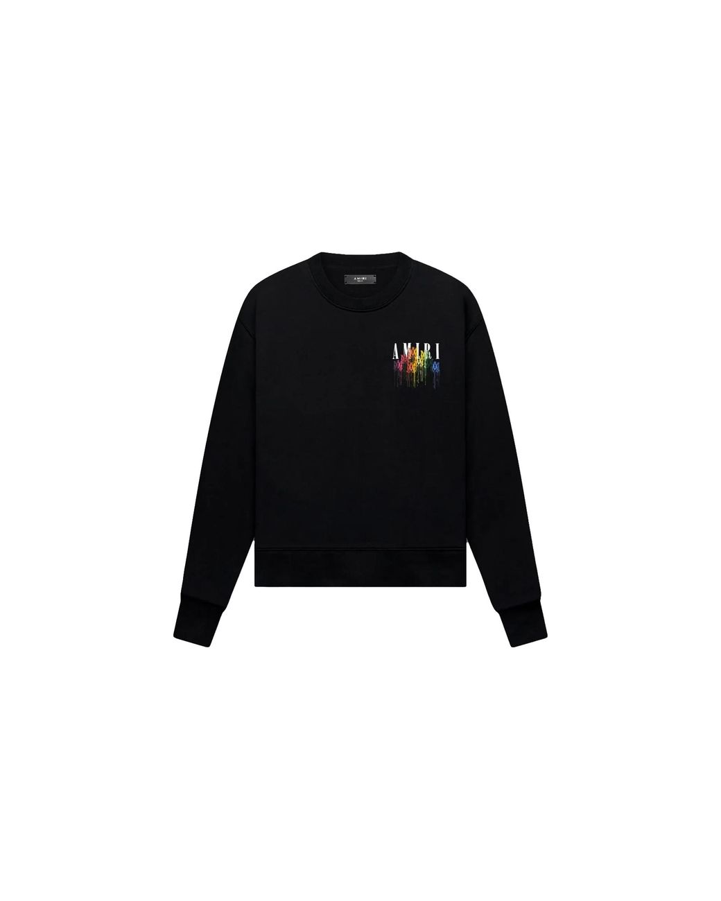 Amiri Black Ma Drip Logo Sweater Ps23Mjg037 001" for men