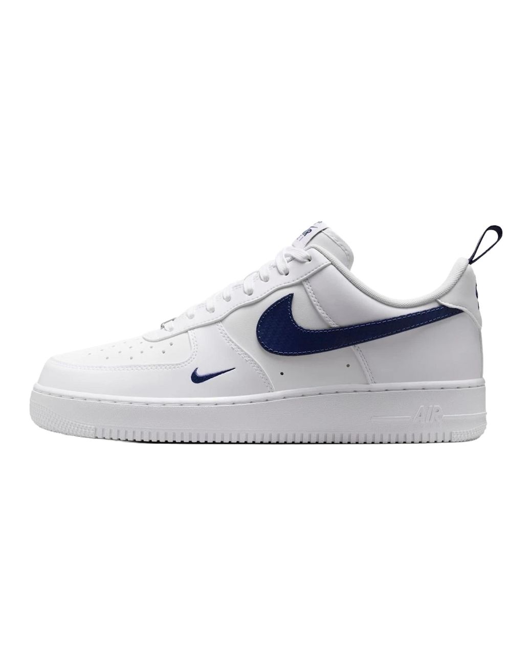 Nike Black Air Force 1 Low '07 Lv8 "Carbon Fiber Swoosh Midnight" Ir5599 100" for men