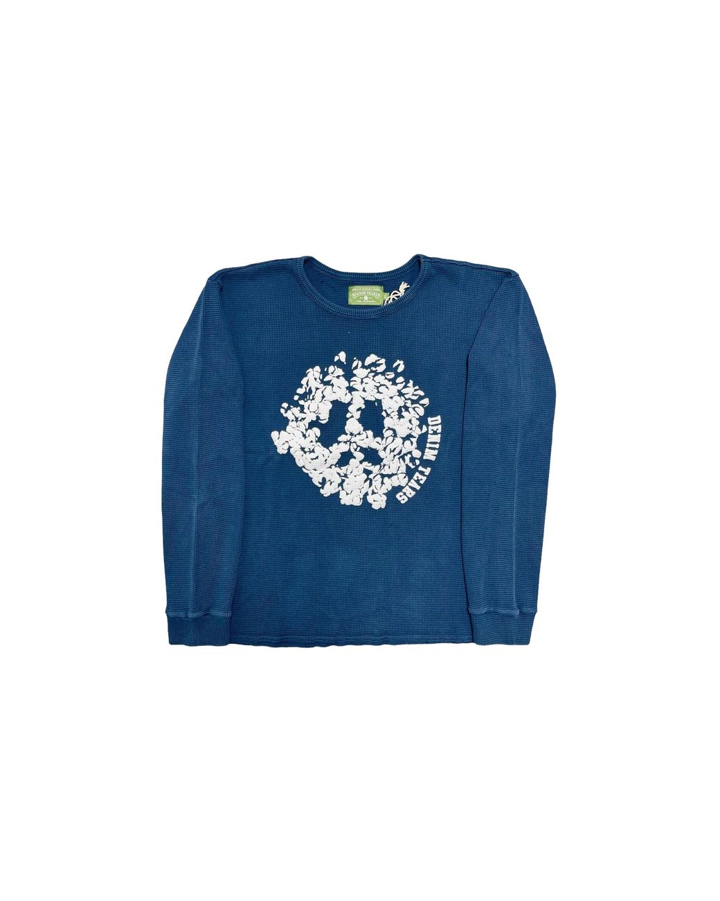 DENIM TEARS Blue Denim University Thermal Long Sleeve Dt371" for men
