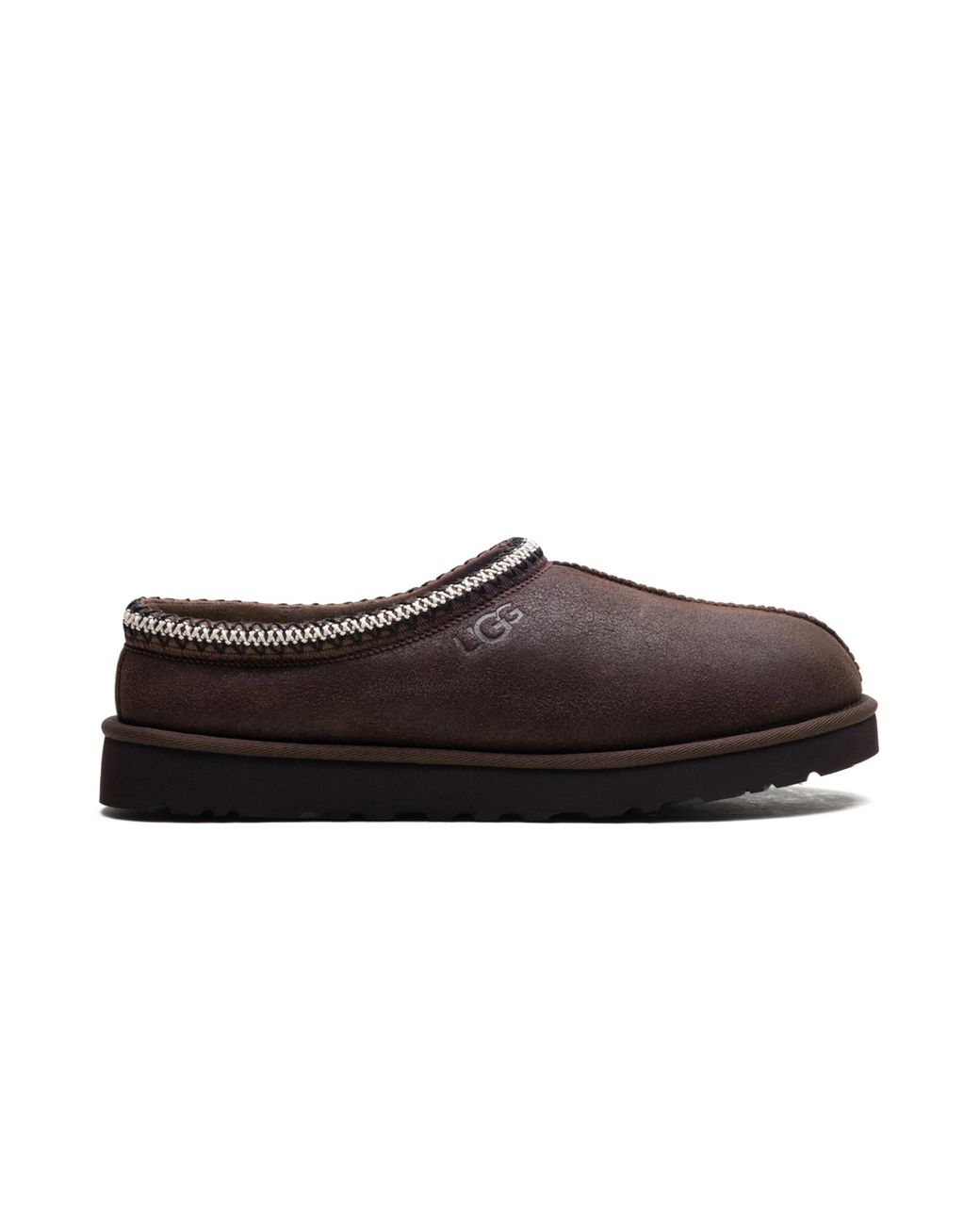 Ugg Black Tasman Distressed Slipper "Burnt Cedar" 1158172 Bcdr" for men