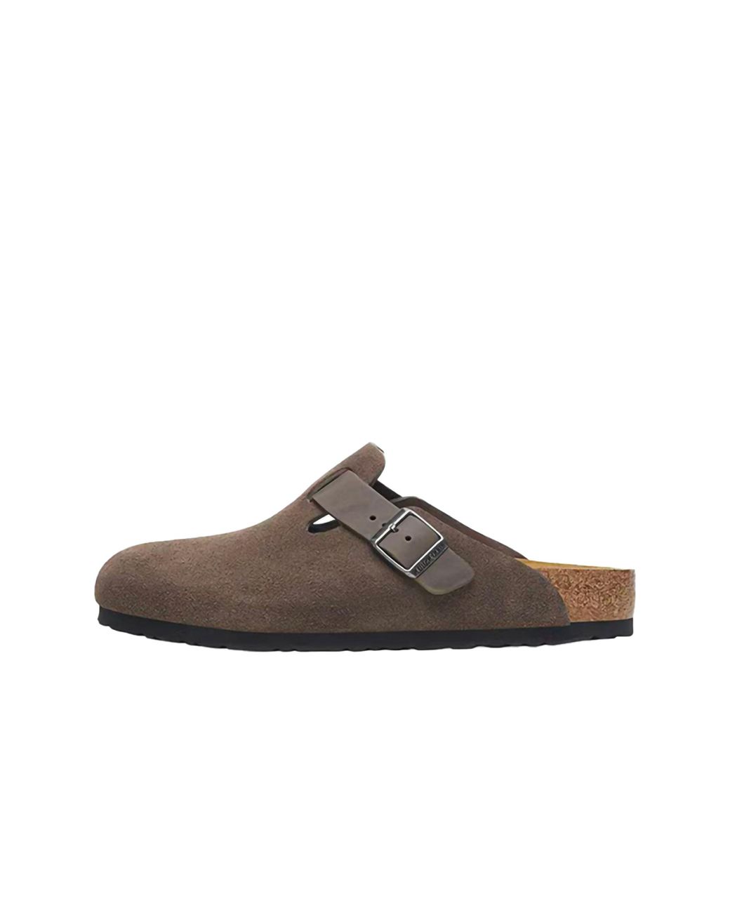 Birkenstock Black Boston Bs Suede "Concrete" 1029210" for men
