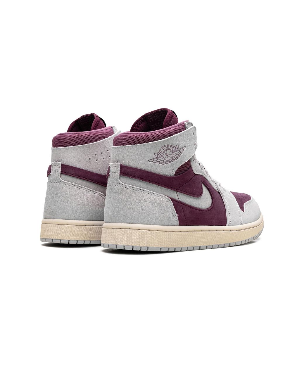 Nike Gray Air 1 Mid "Bordeaux" Dv1305 600"