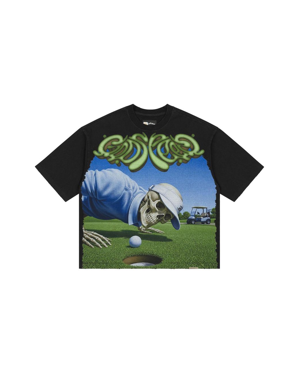 GODSPEED NEW YORK Green Reaper T-Shirt Wash" Gs704" for men