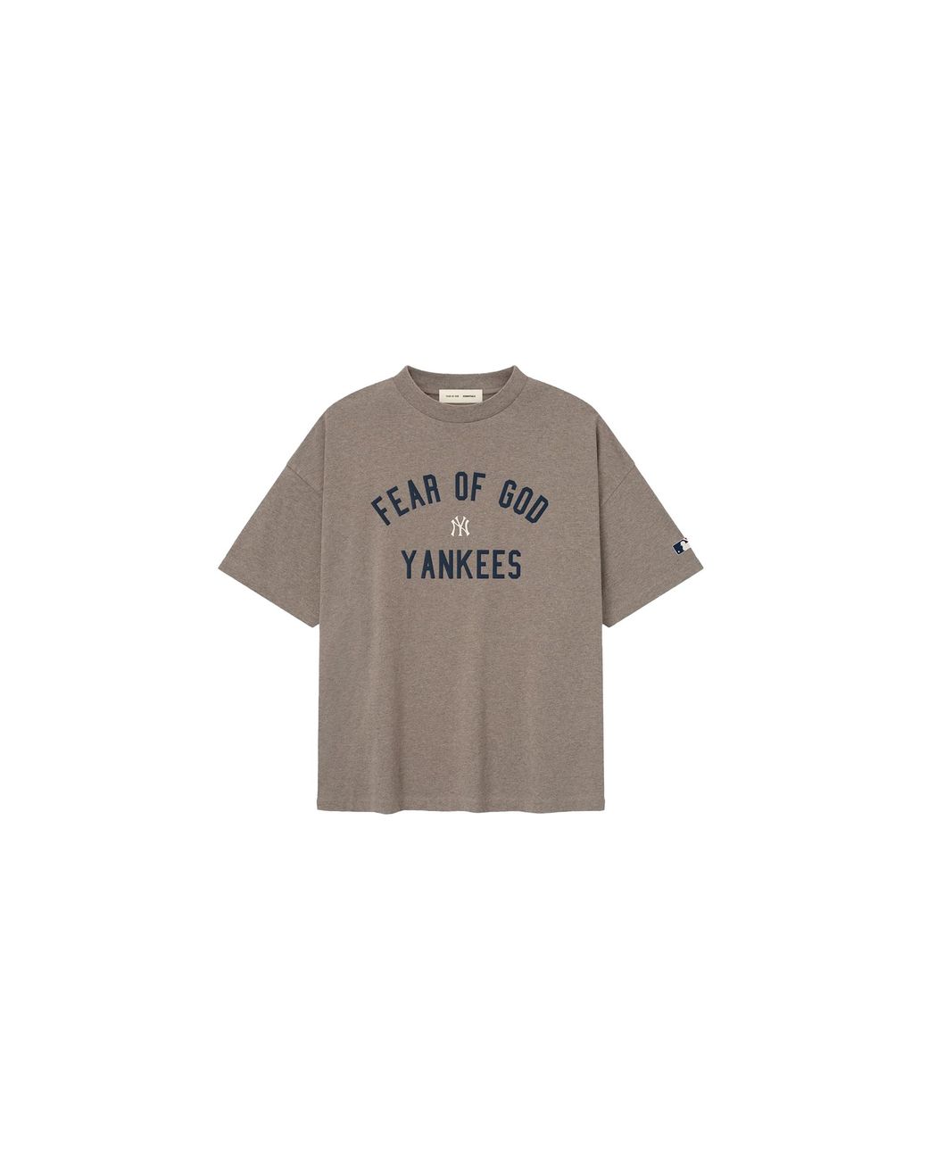 Fear Of God Black Mlb 90' Fit T-Shirt New York 125Ml254012F" for men