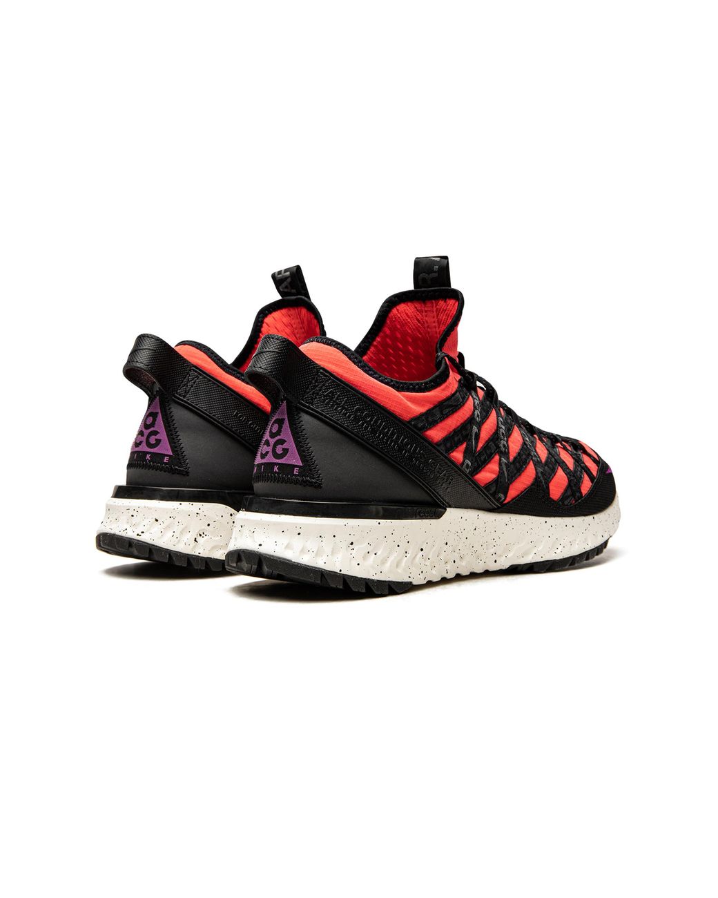 Nike Black Acg React Terra Gobe "Bright Crimson" Bv6344 600"