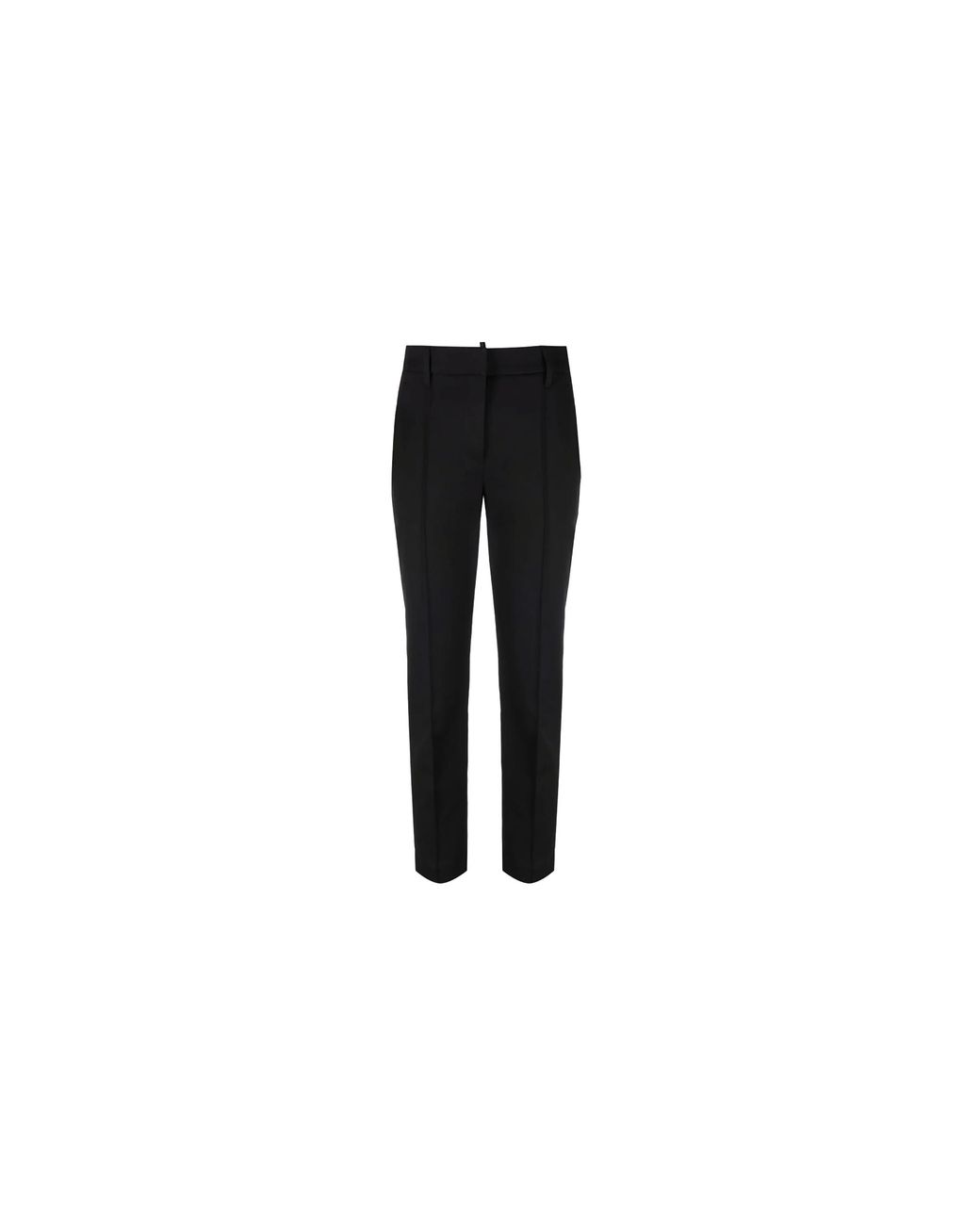 Brunello Cucinelli Black Cotton Tailored Trousers "Nero" Brun1284"