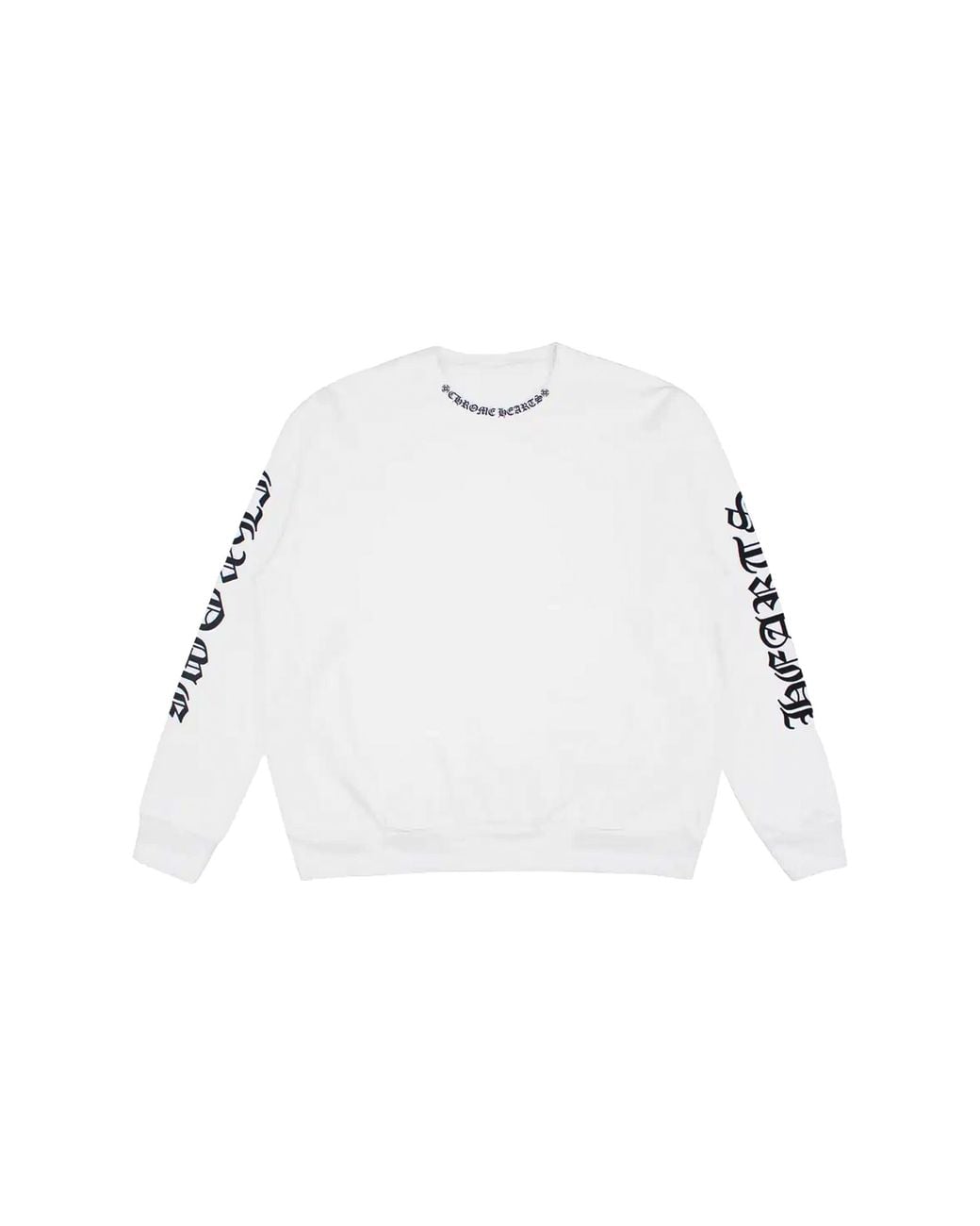 Chrome Hearts Black Neck Letters Sweatshirt Chrm1988" for men