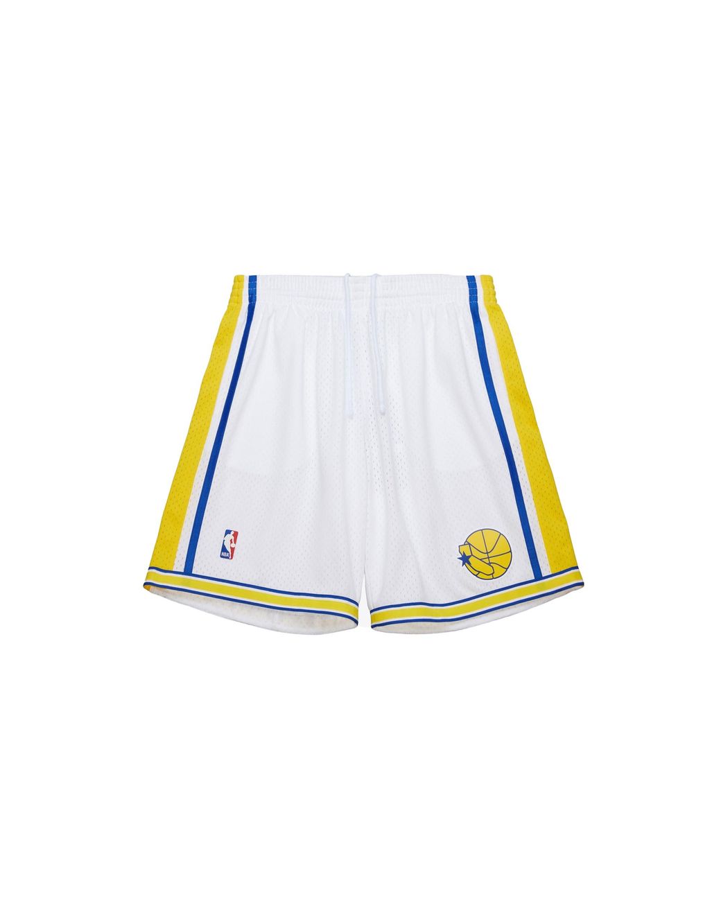 Mitchell & Ness Black Shorts "Nba Warriors 1990" Bt10742 Gswwhit" for men