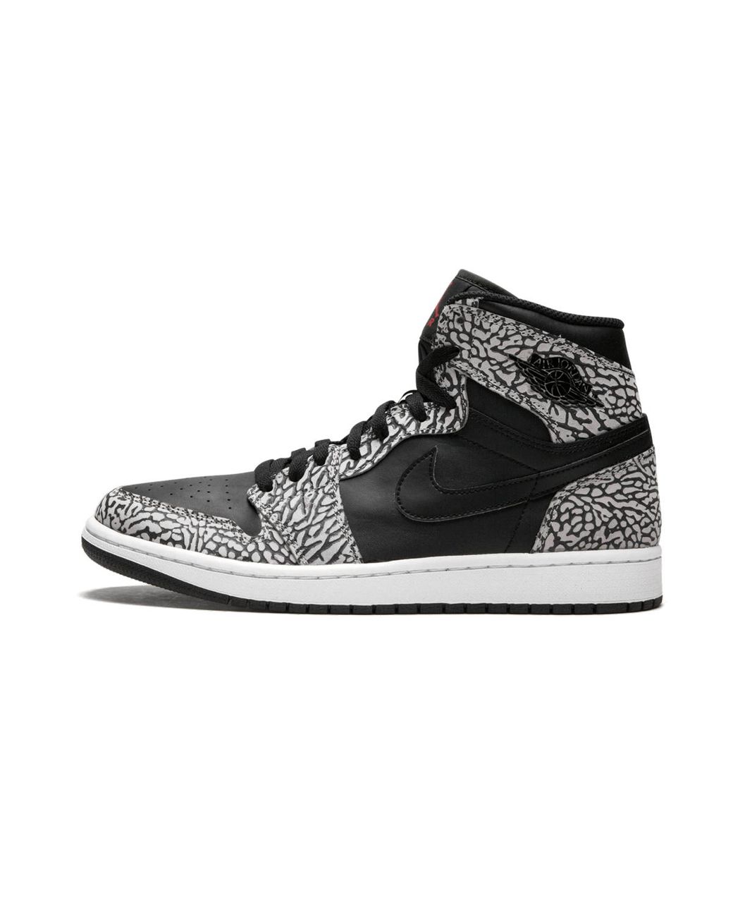 Nike Black Air 1 Retro High "Elephant Print" 839115 013" for men