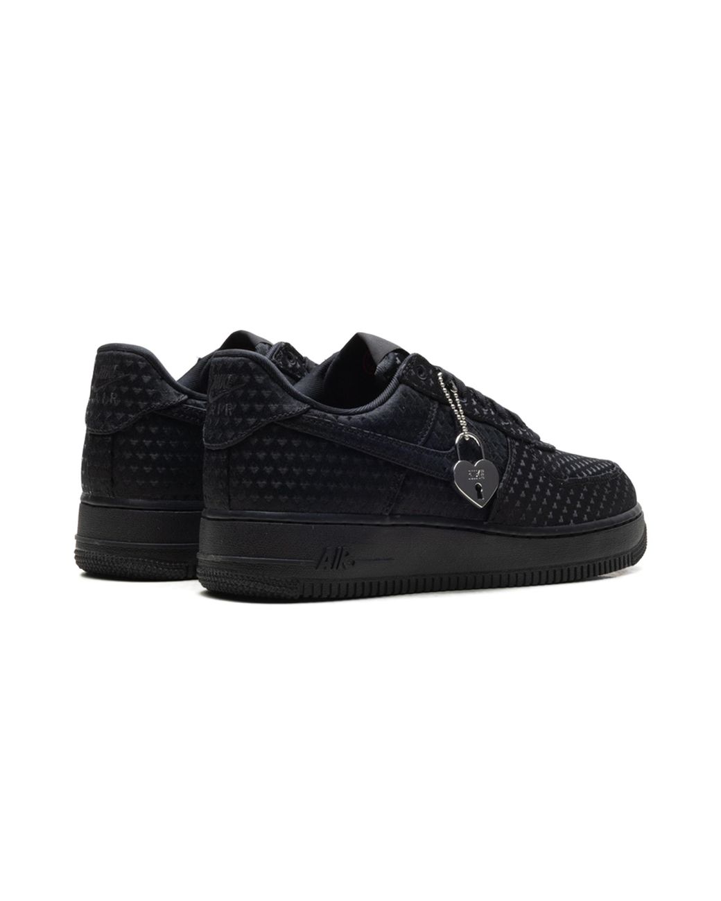 Nike Black Air Force 1 Low "Valentine's Day