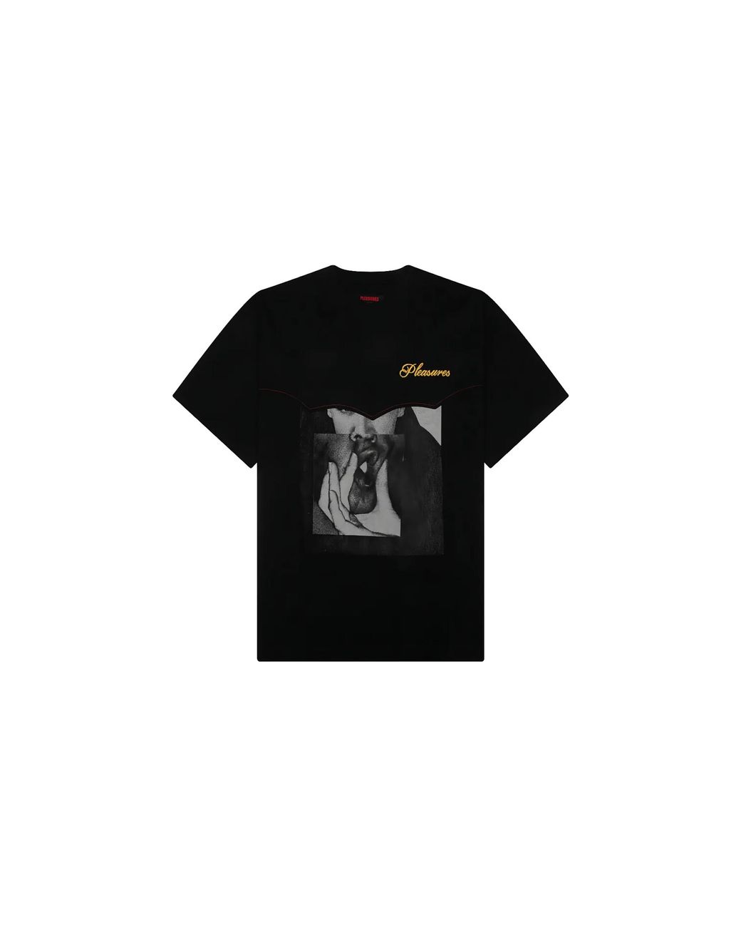 Pleasures Black Ritual Ss Heavyweight T-Shirt P26Sp025-Blk" for men