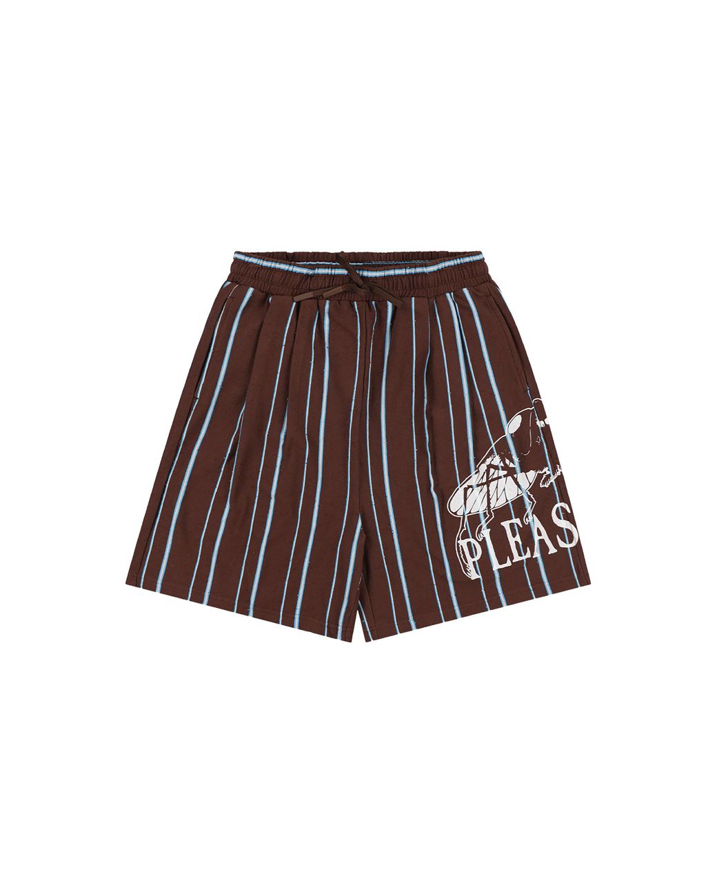 Pleasures Black Teleport Wide Short P26Su010" for men