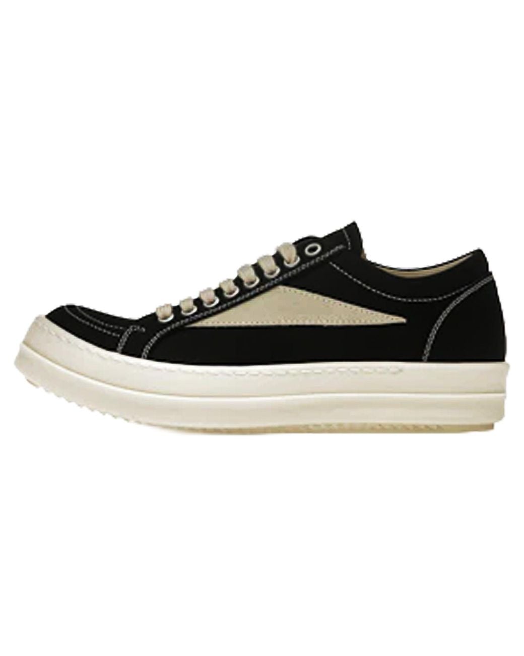 Rick Owens Black Porterville Vintage Low Milk" Ds02D2803 Dolvs 911"