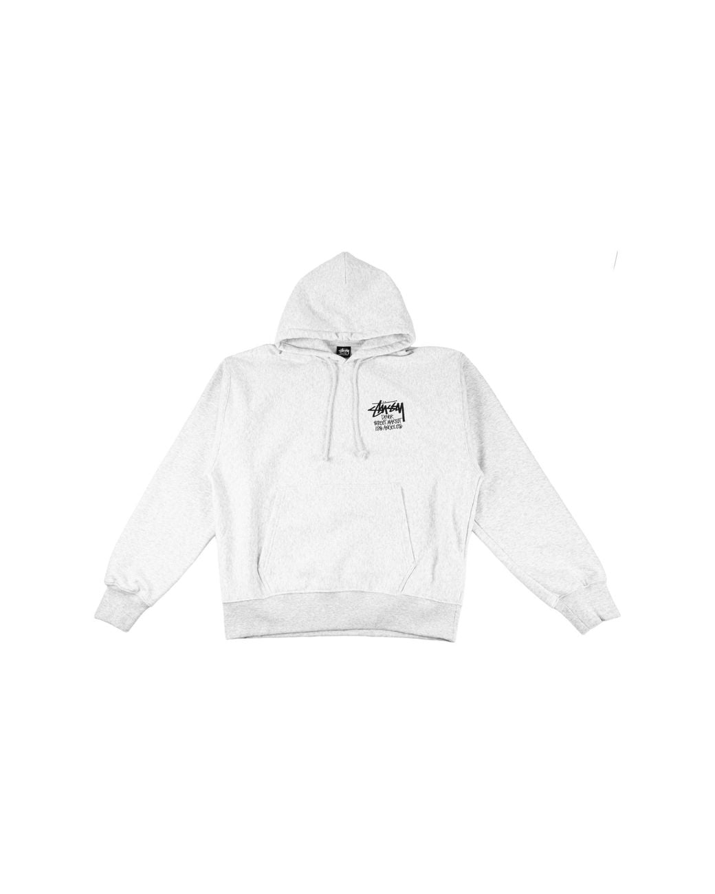 Stussy Black Dover Street Market La Exclusive Pullover Hoodie Stus555" for men