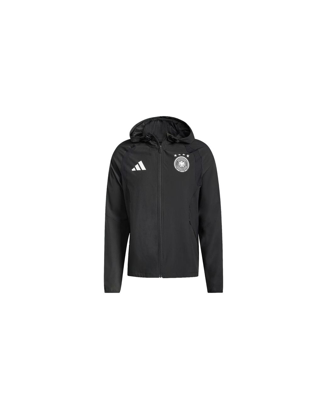 Adidas Black Germany Tiro Travel Full Zip Windbreaker Jz9326" for men