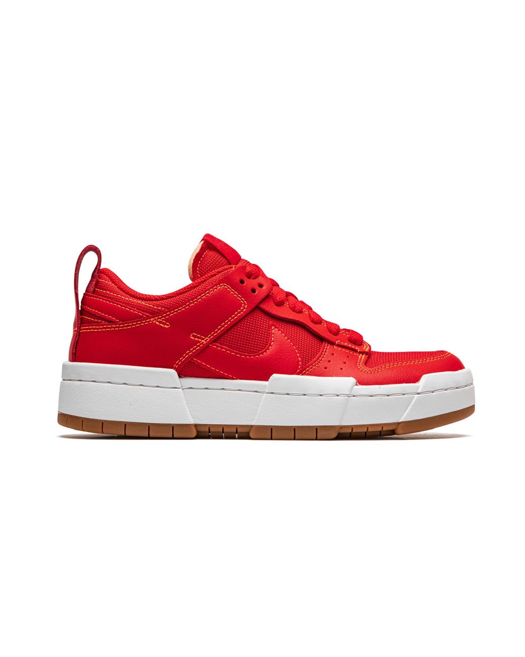 Nike Red Dunk Low Disrupt "University" Ck6654 600"