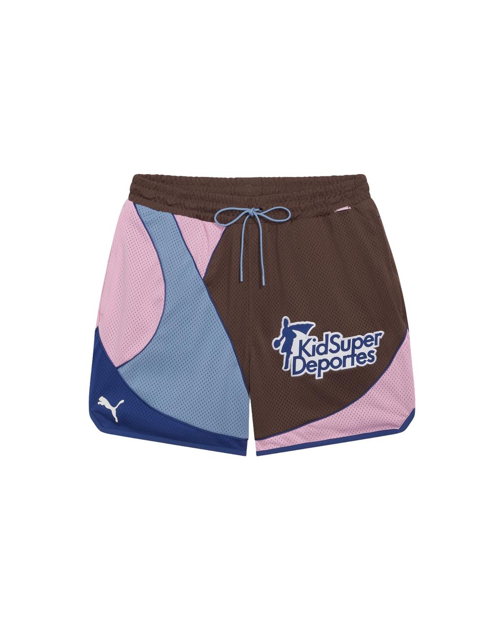 PUMA Black Hoops X Kidsuper Shorts "Chestnut" 627858 01" for men