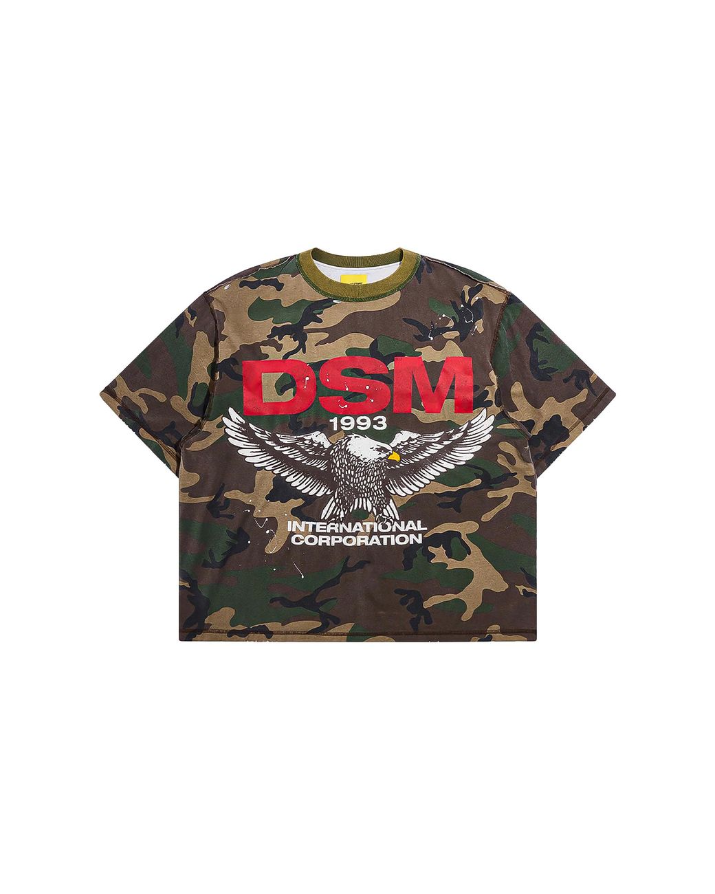 DIET STARTS MONDAY Black Eagle Camo Ss T-Shirt "Camo" Dsm S26 040" for men