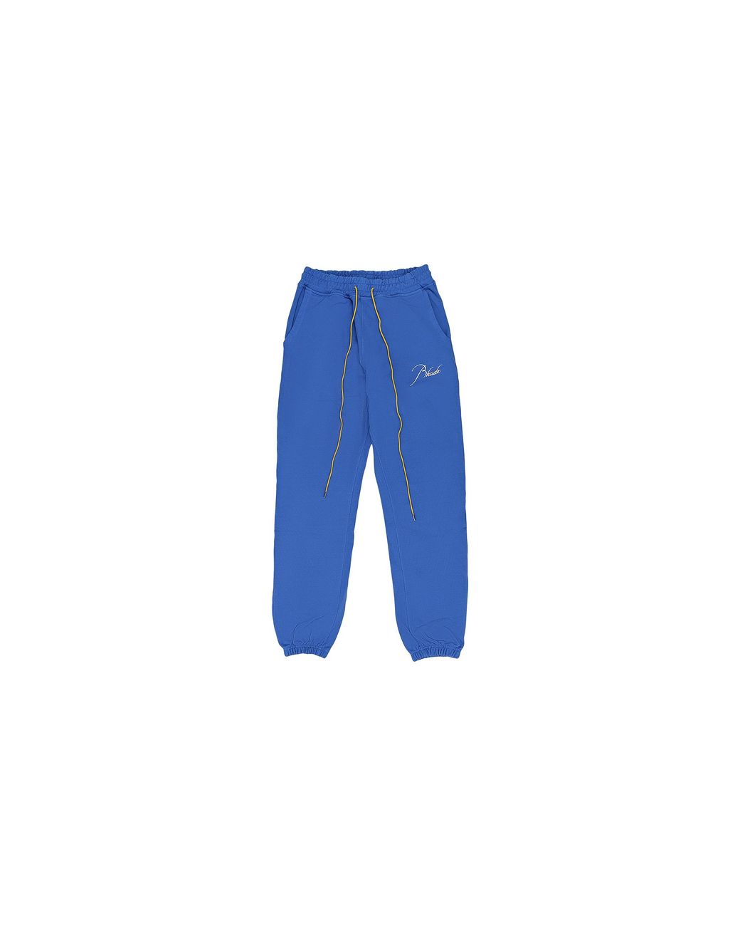 Rhude Blue Terry Sweatpants 7600000182909" for men