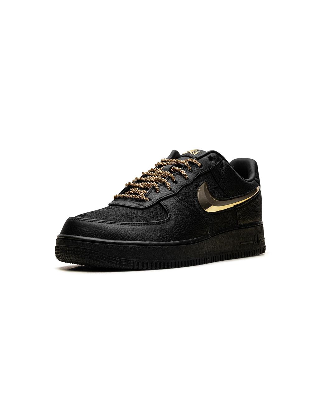 Nike Black Air Force 1 Low "Victor Solomon Trophies" Ir2076 001" for men