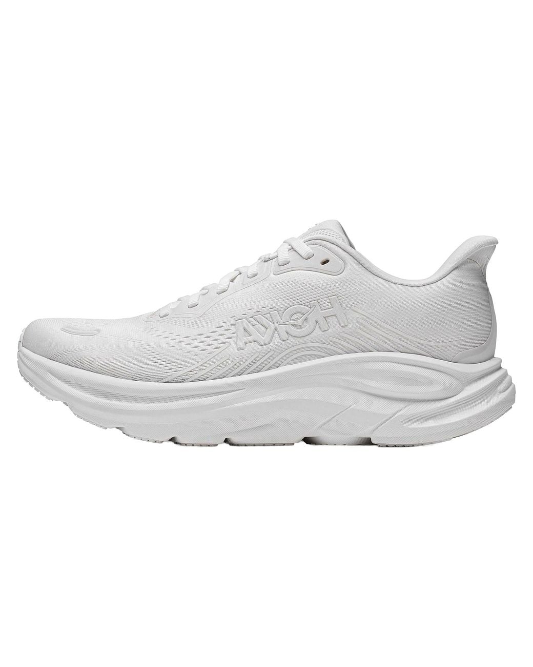 Hoka One One White Clifton 11 "Wide