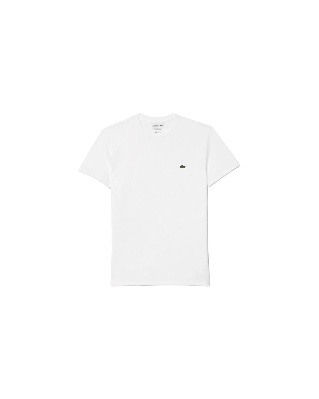 Lacoste Black Crew Neck Pima Cotton Jersey T-Shirt Th6709 001" for men