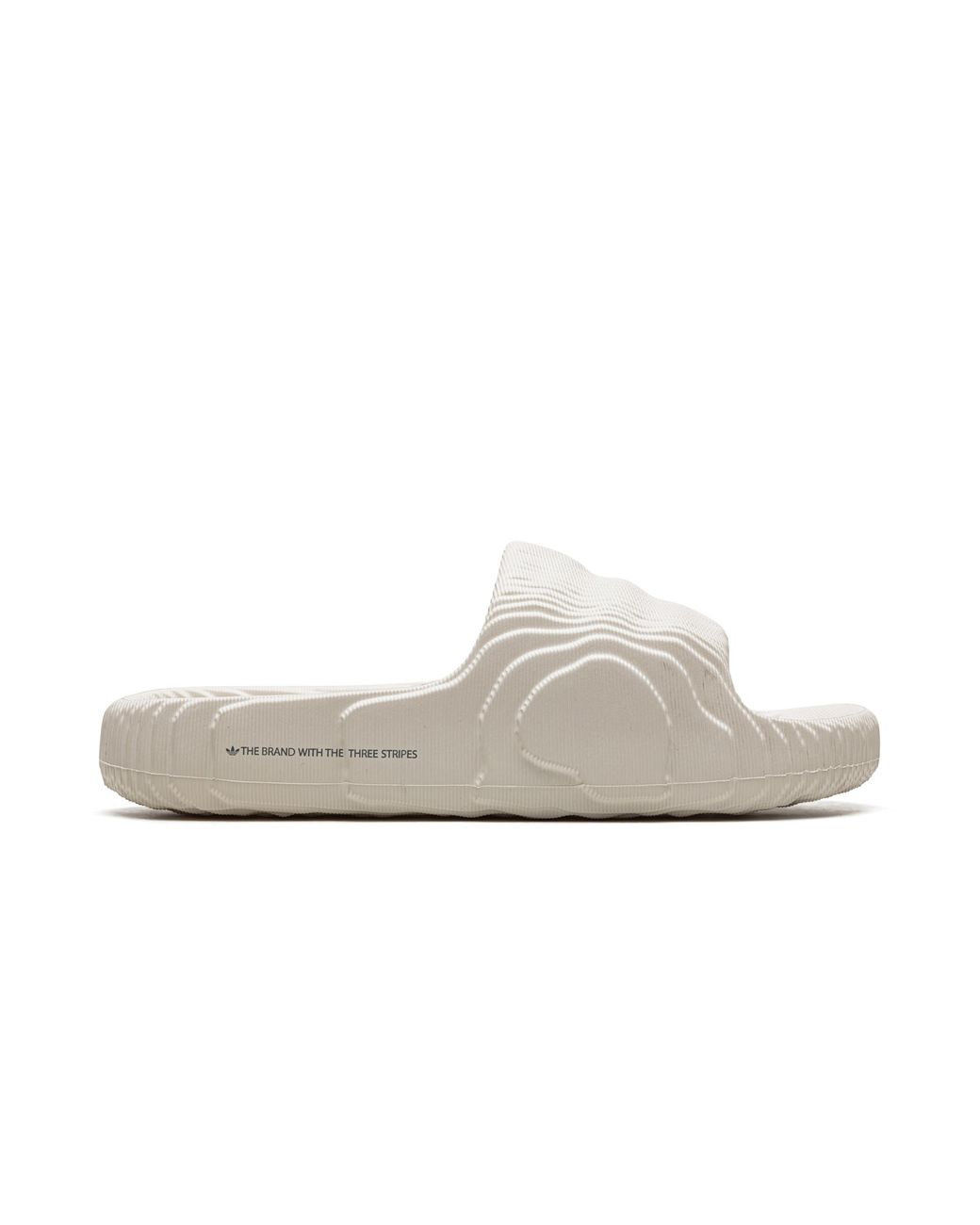 Adidas White Adilette 22 Slides "Aluminium" Gx6950" for men