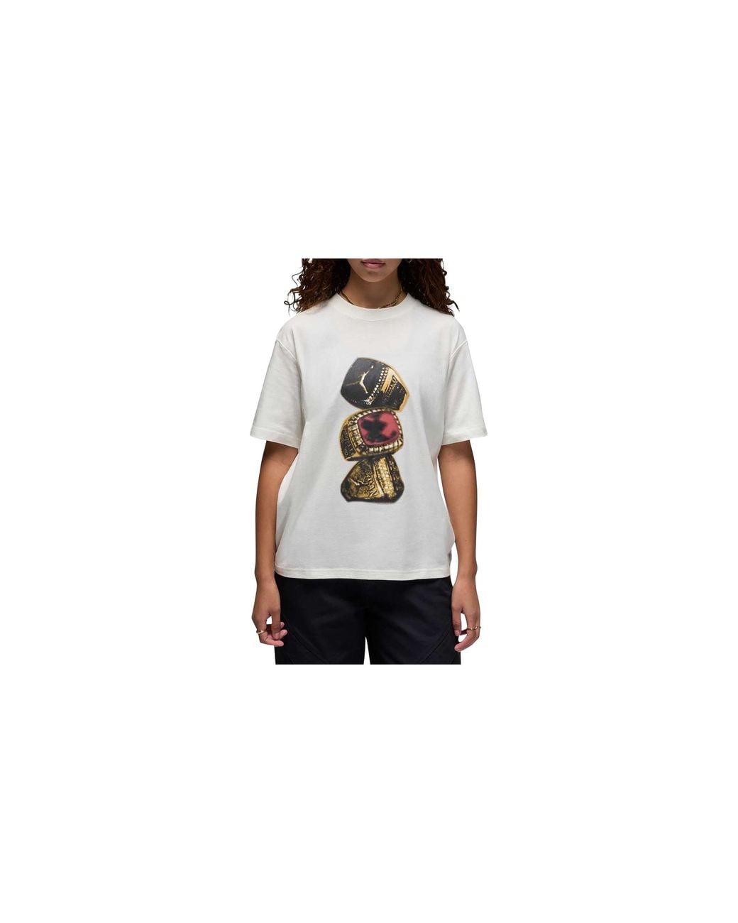 Nike Black Mvp Graphic T-Shirt "Sail Hj0184 133"