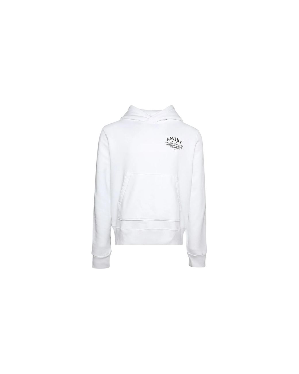 Amiri Black Arts District Logo Hoodie Pf23Mjg024 100" for men