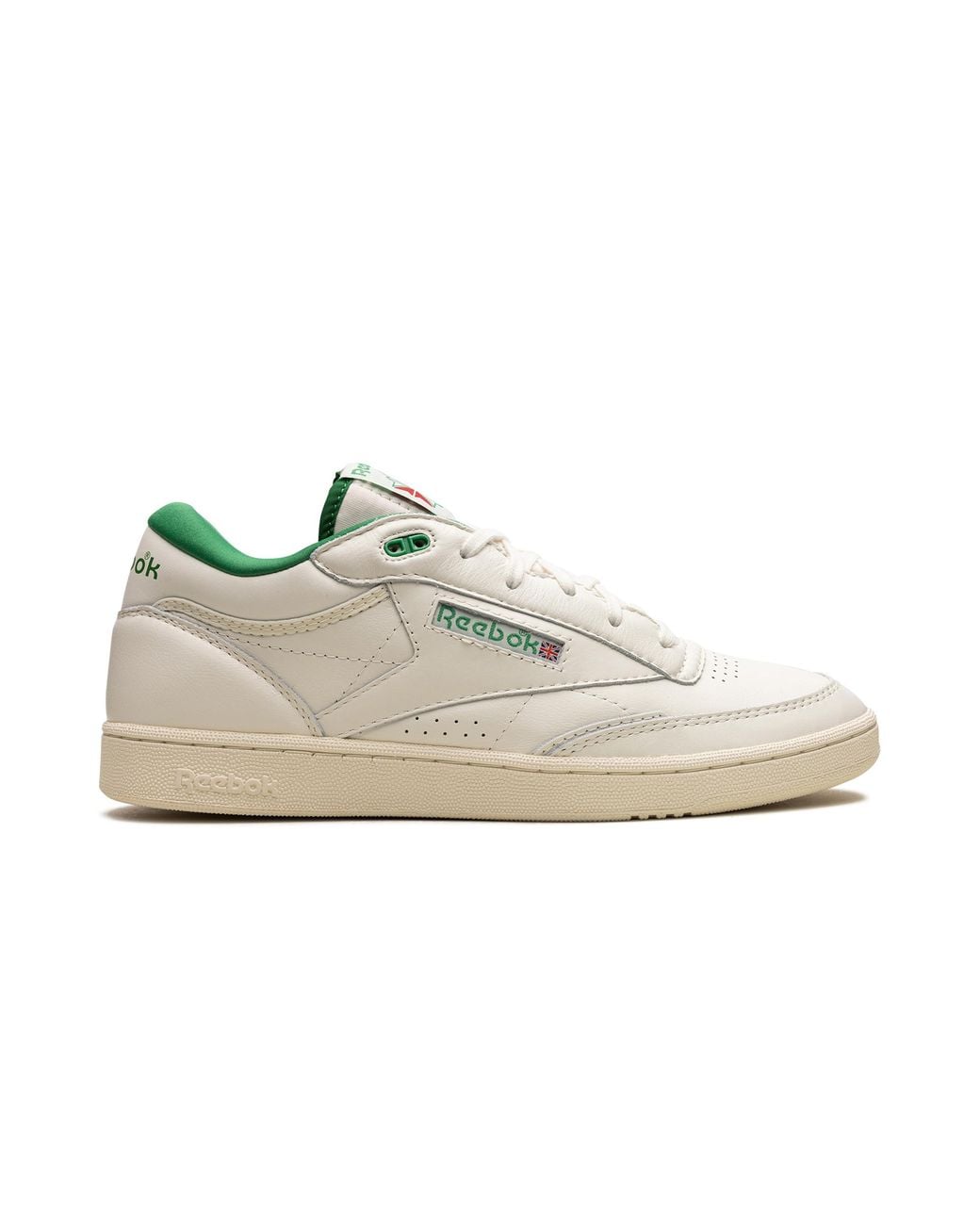 Reebok Black Club C Mid Ii "Chalk Glen" H68833" for men