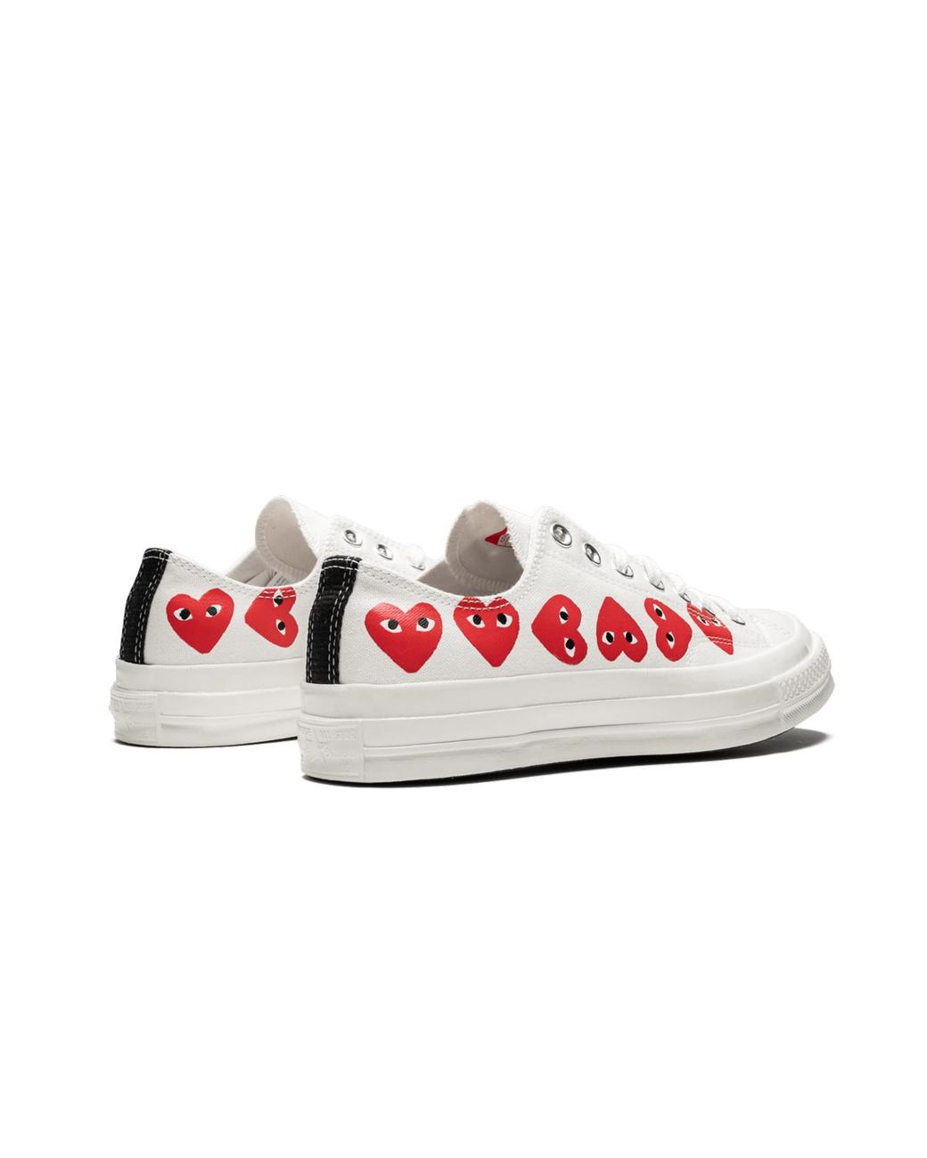 Converse Black Chuck 70 Ox "Comme Des Garçons Play Multi Hearts" 162975C" for men