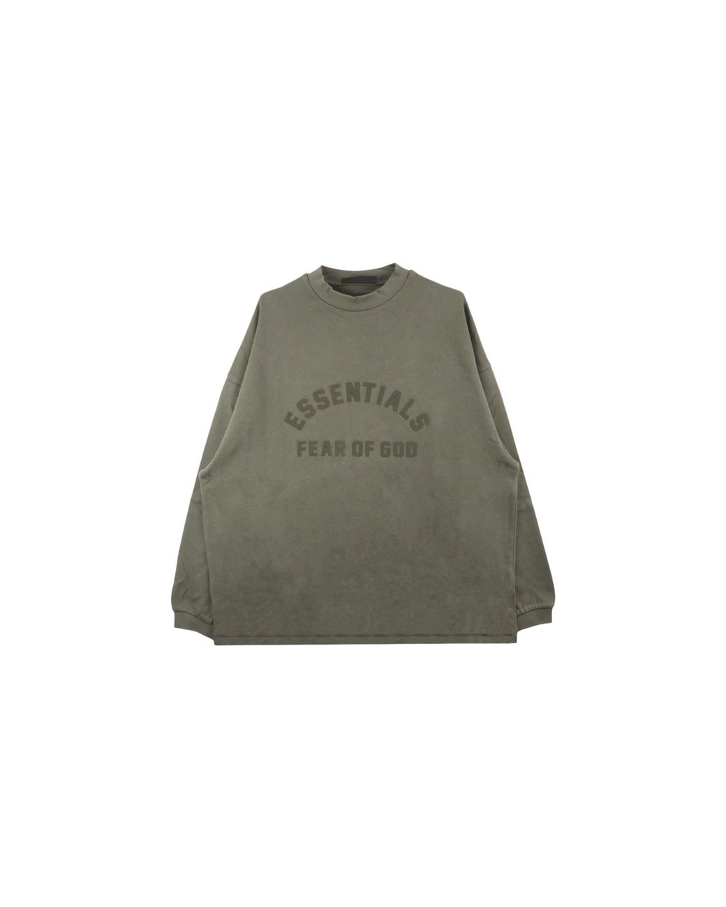 Fear Of God Green Heavy Jersey Ls Tee "Ink" 125Sp242010F" for men